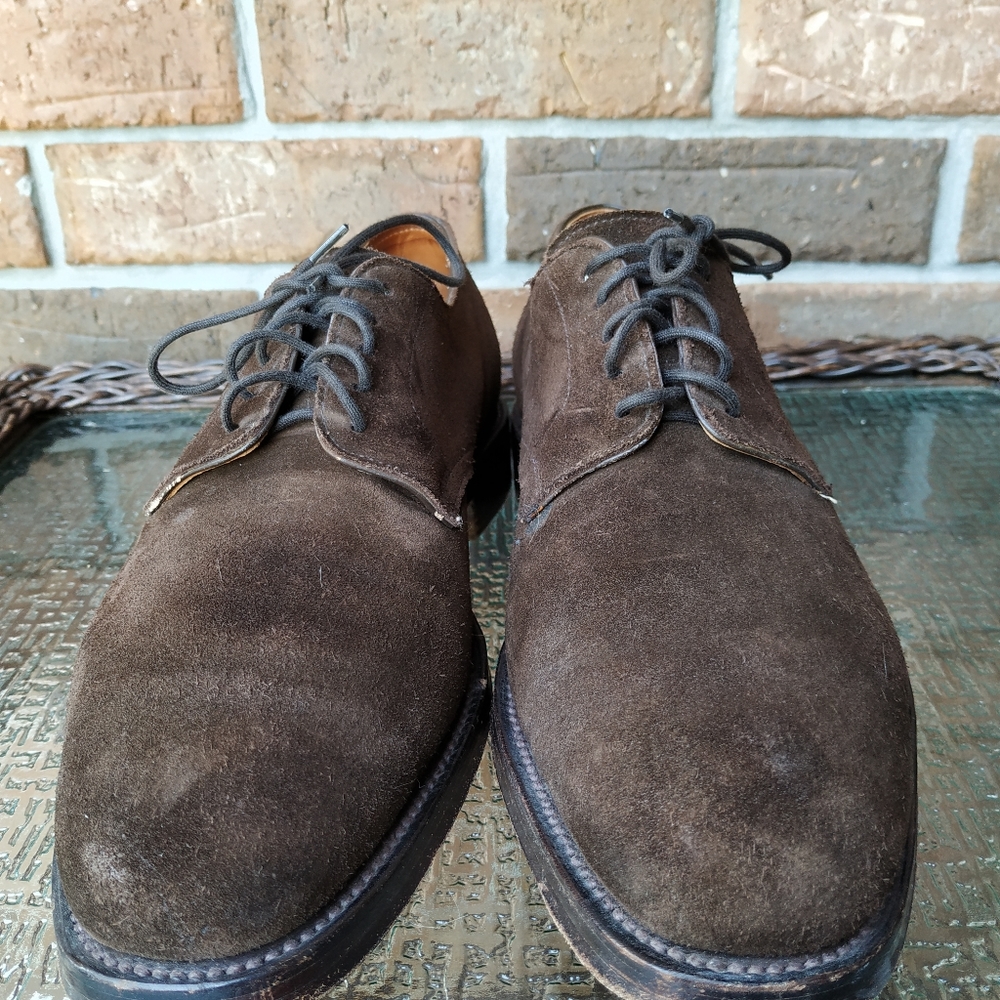 Vintage JOHN LOBB Brown Suede Shoes UK 8